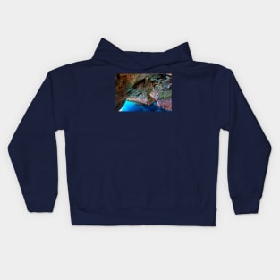 Sea caves of Marmara - Sfakia, Crete Kids Hoodie